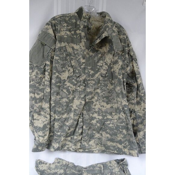 ACU Trousers Small Long & Coat Sm X-Long Digital Camo/Nylon Ripstop Army Combat - Picture 2 of 7